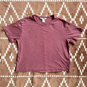 Athleta Cropped Cotton Tee